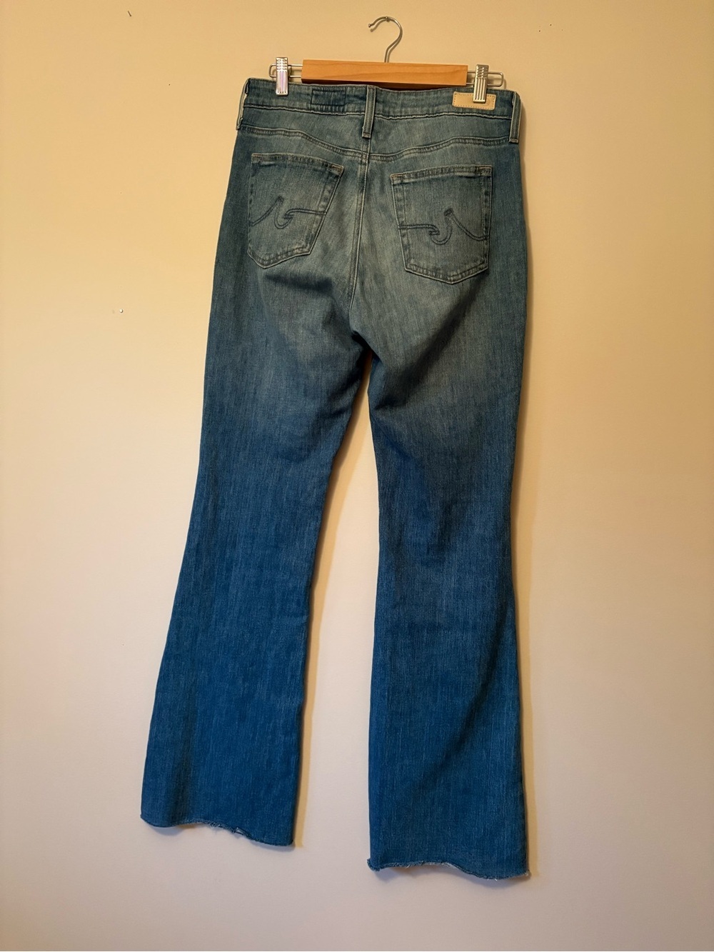 AG Jeans Farrah Boot 18 Years Bisou Mid High Rise Light Wash 30x32 - Picture 5 of 11